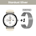 NEW 2025 Zeblaze Lily 2 Bluetooth Calling Smartwatch 1.2" AMOLED Screen Double Straps Health Monitoring Smart Watch for Women