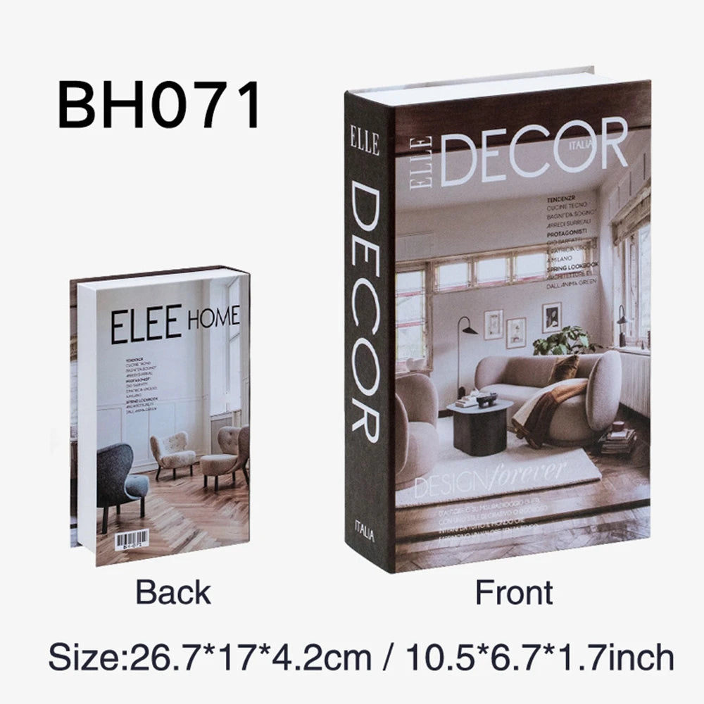 Home Decor Fake Books Coffee Table Books Ornaments Living Room Decoration Luxury Fake Books Storage Box Aesthetic Decoration