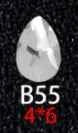 100PCS B41-80 Flat Bottom Special-Shaped Drill  Crystal Sleek Rhinestone 3D Manicure Nail Art Decoration Charms Jewelry