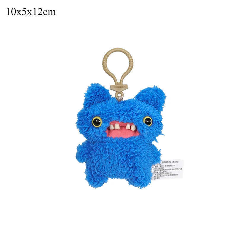 Original Fuggler Plush Keychain Ugly Monster Screech Munch Rabid Rabbit Wide Eyed Weirdo Annoyed Alien Stuffed Peluche Toys