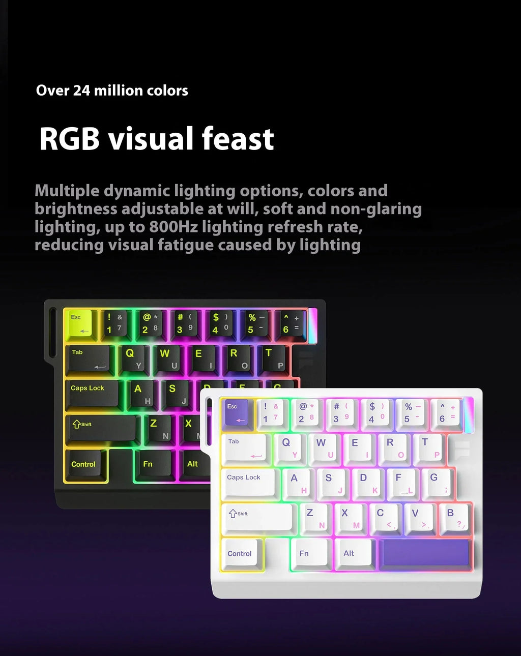 FURYCUBE M30 HE Hall Effect Gaming Keyboard Mini Keypad RT0.01mm 0.1ms Latency Support SOCD MT Valorant FPS Wired Game Keyboard