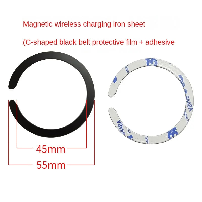 Magnetic Metal Plate For Car Phone Holder Universal Iron Sheet Disk Sticker Mount Mobile Phone Magnet Stand For IPhone