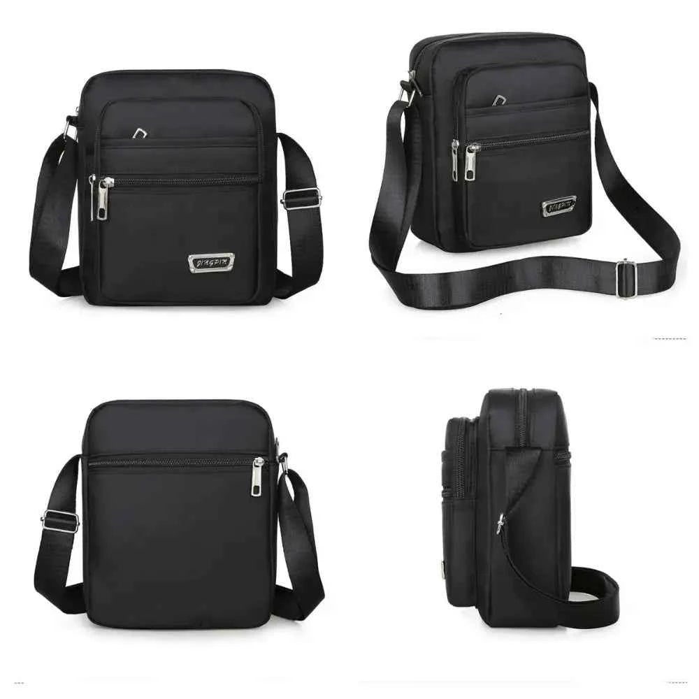 Brand New Men Crossbody Bags Male Nylon Shoulder Bags Boy Messenger Bags Man Handbags for Travel Casual Large Satchel Grey