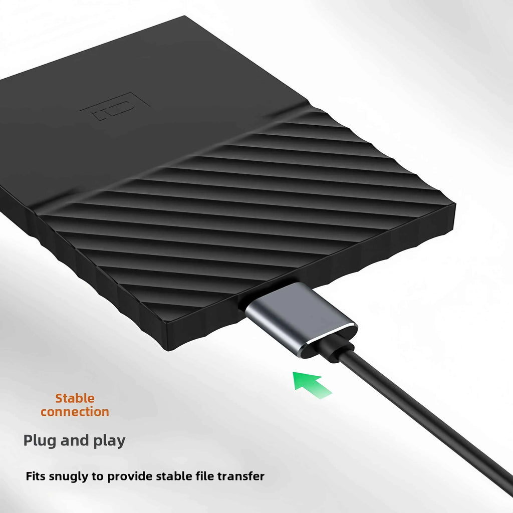 USB C to Micro B Cable 3.0(5Gbps),Type C Male to Micro B Female,for External Hard Drive/SSD (Toshiba,WD,Seagate),MacBook,Laptop