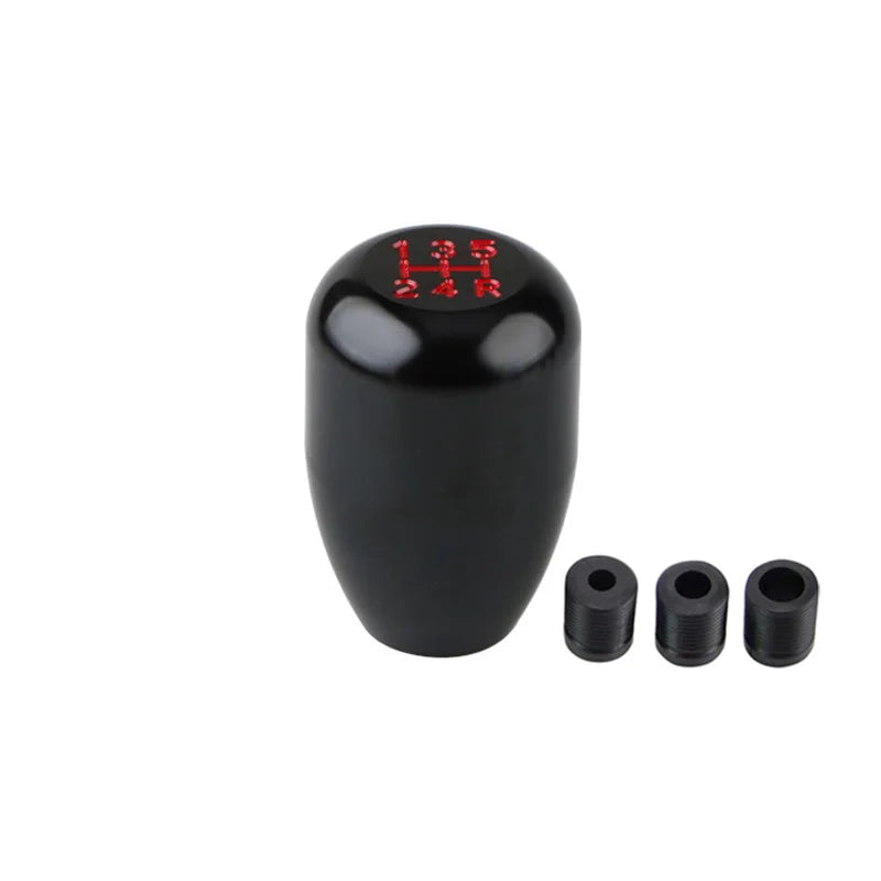Stylish Universal 5speed Gear Shift Knob Stick Manual Transmission Universal Car Aluminum Extended Gear Shifter Gear Head Knob