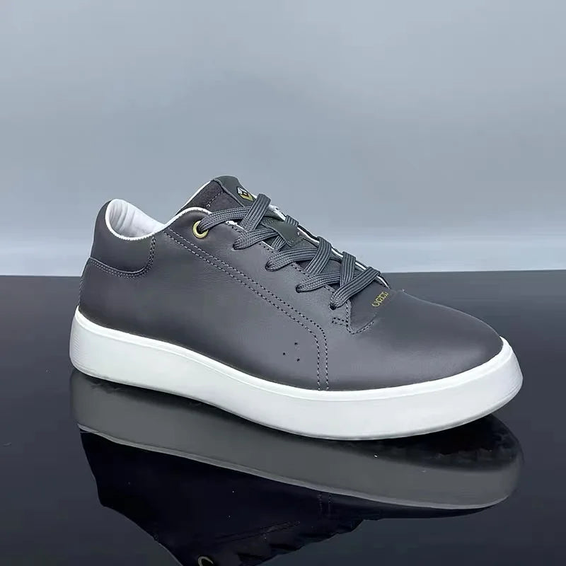 Skateboard Mens Shoes Genuine Leather Sneakers Casual Fashion Outdoor Running Sports Hiking Designer Luxury Mens Shoes