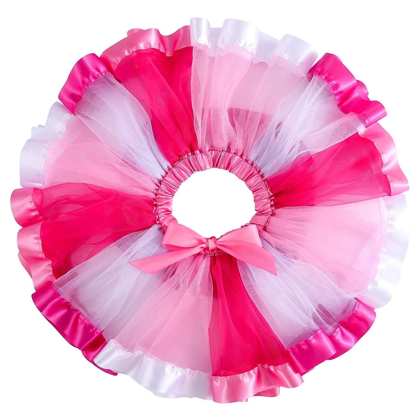 Mini skirt Party With Hairpin 2024 Tutu Skirt Baby Girl Skirts Princess Rainbow Tulle Skirts Girls Clothes Children Clothing