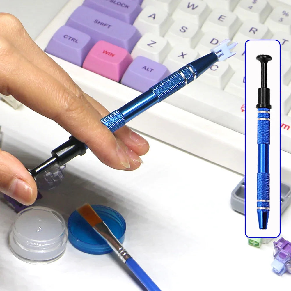 Mechanical Keyboard Kit Switch Puller Opener Keycaps Puller Switch Lubrication Package for Mechanical Gamer Hot Swap Keyboard