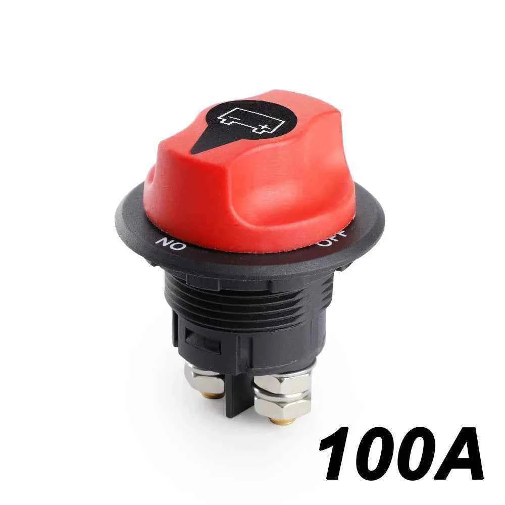 Battery Disconnect Switch Battery Master Power Cut Off Switch  DC 32V 50A 100A 200A 300A Battery Isolator Kill Switches For Car