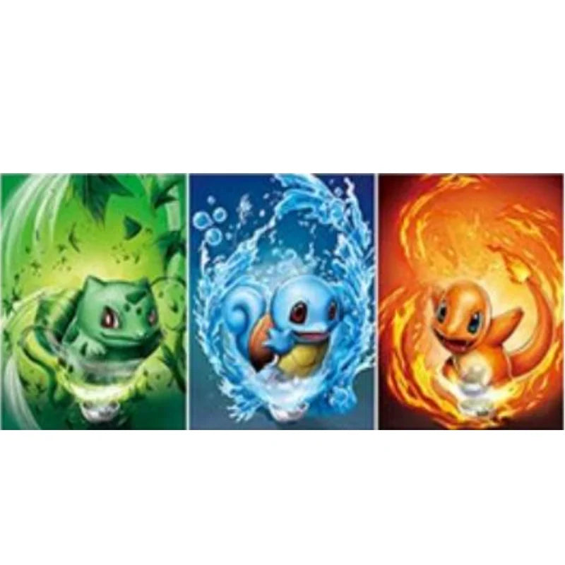 Pokemon 3D Lenticular Poster Anime Painting 3D Printing Home Decor Wall Cover Anime Artwork Birthday Gifts Home Decor Toy