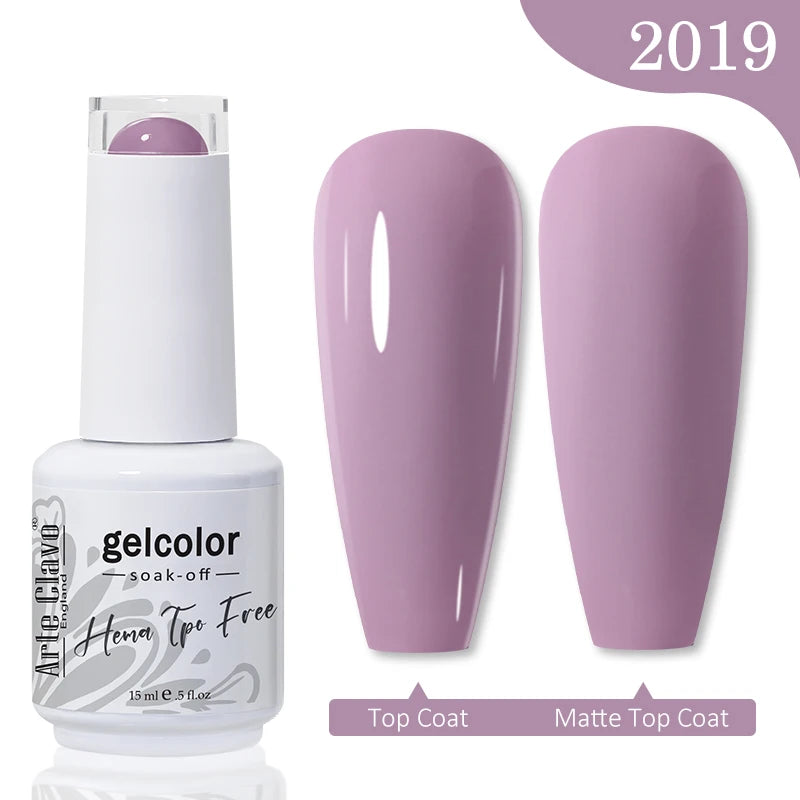 Arte Clavo TPO HEMA FREE Top Quality Discount Price 131 Colors Nail Gel Polish New Formula Nail Gel 15ml Bottle UV Gel Varnish