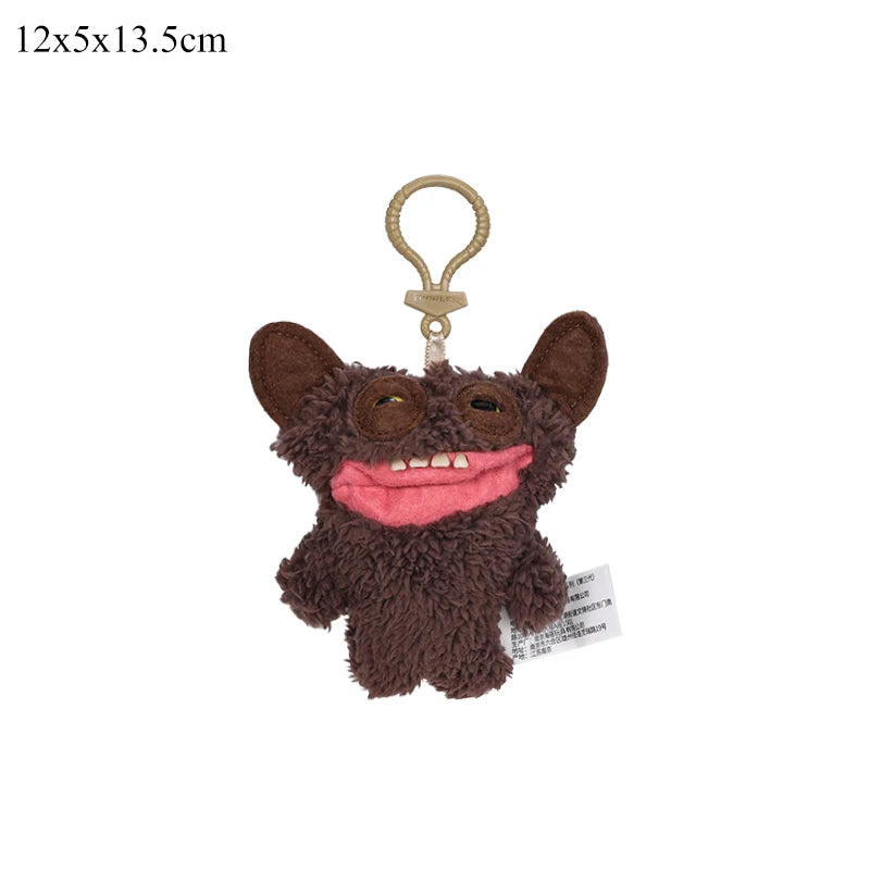 Original Fuggler Plush Keychain Ugly Monster Screech Munch Rabid Rabbit Wide Eyed Weirdo Annoyed Alien Stuffed Peluche Toys