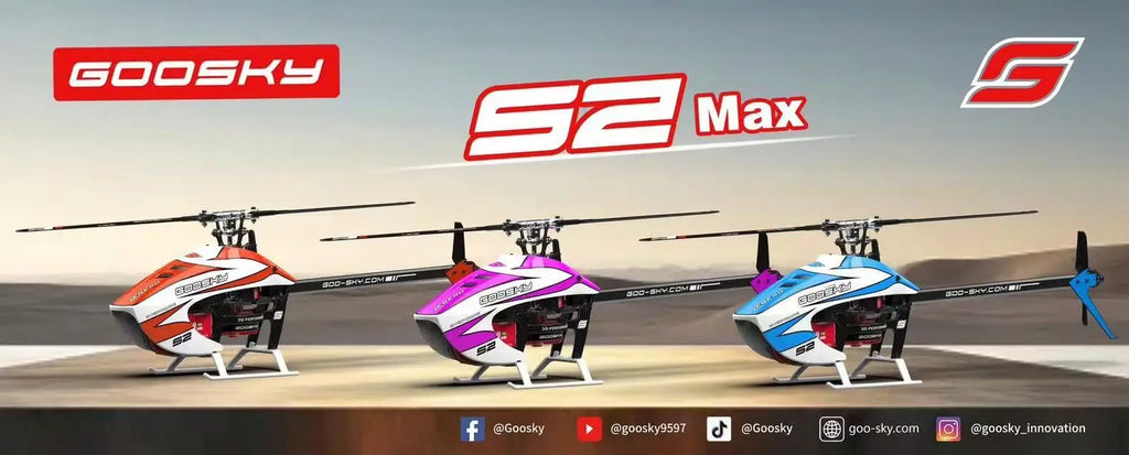 In Stock GOOSKY S2 Max LEGEND 6CH 3D Helicopter