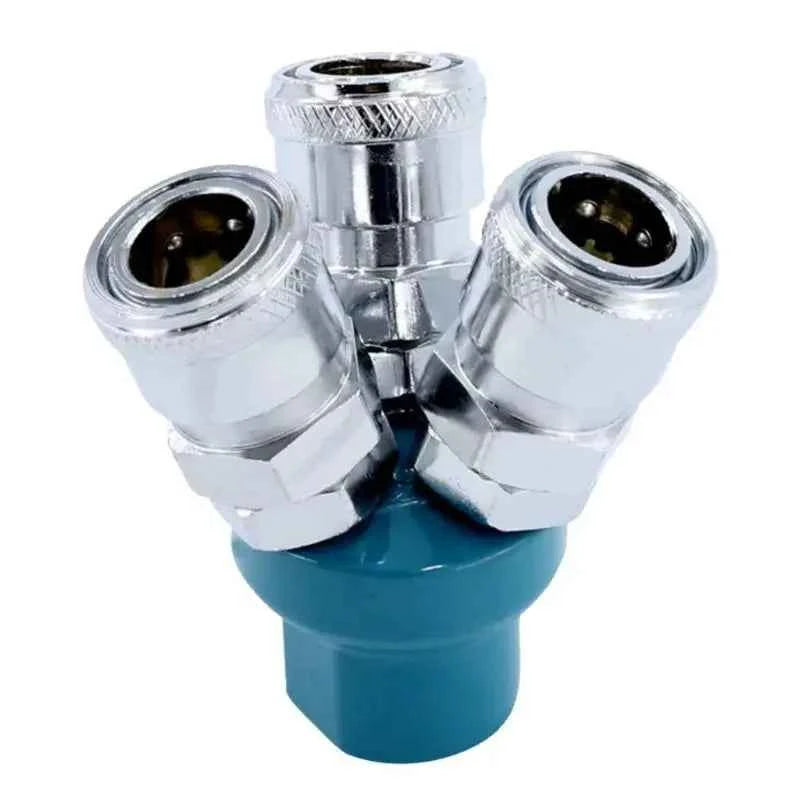 2020 New 2/3 Way Quick Connector Air Compressor Multi Hose Coupler Pneumatic Fitting Tool