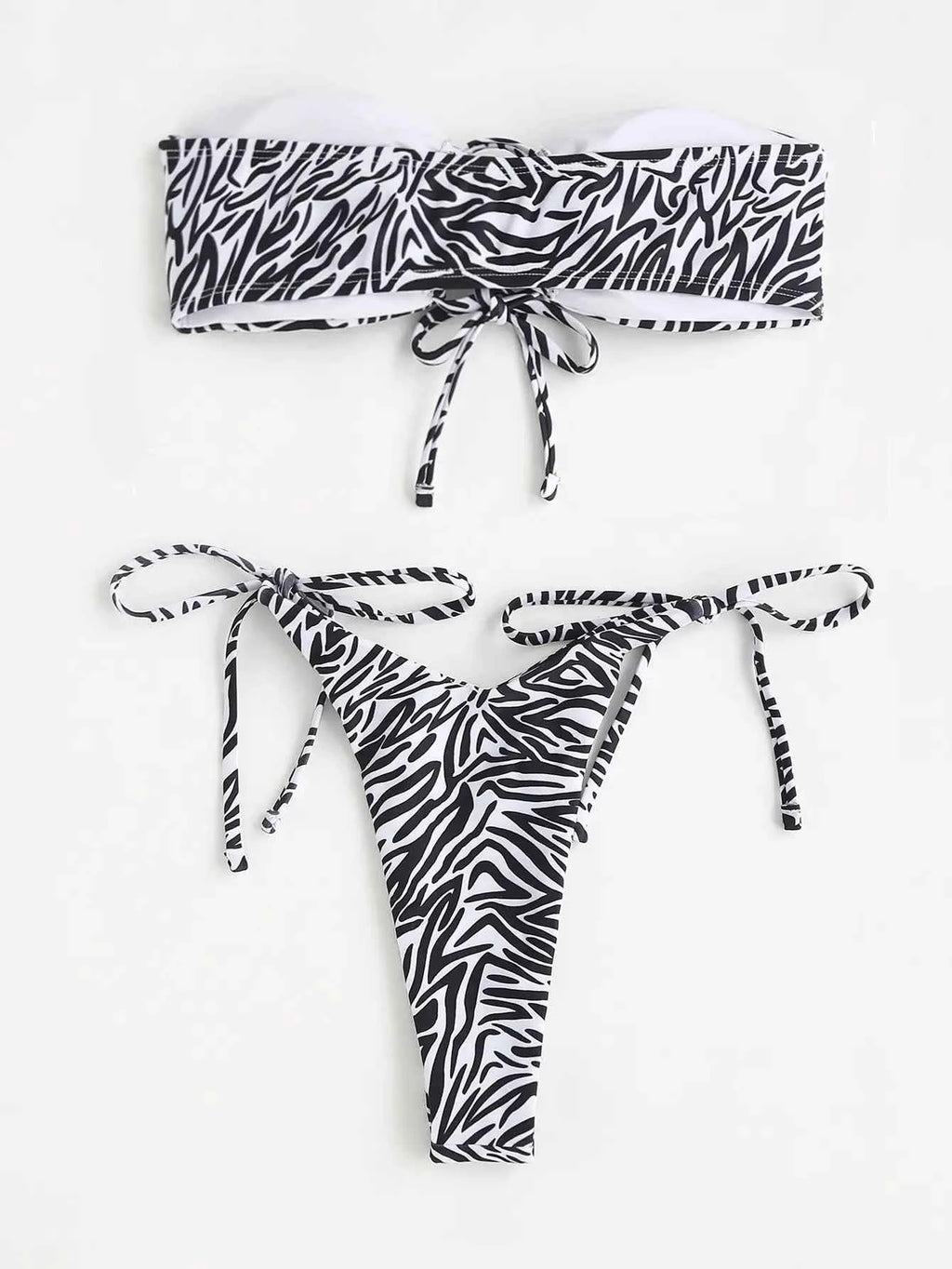 ZTVitality Zebra Bikini Print Sexy Bikinis 2023 New Arrival Padded Bra Bandage Low Waist Swimsuit Female Swimwear Women Biquini