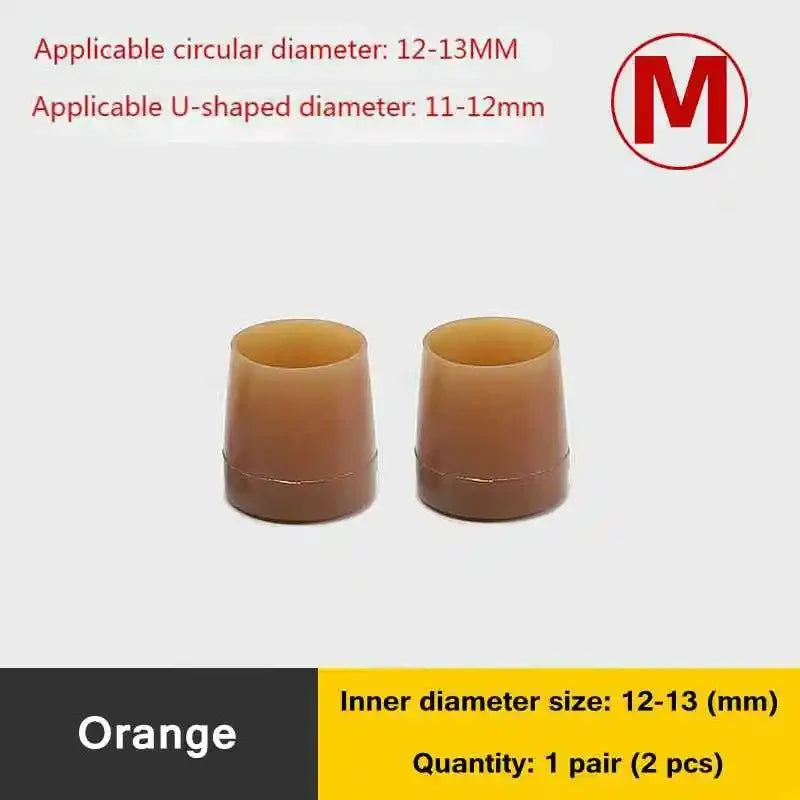 Thin Heel Protector Silicone Non-slip Wearable Heel Cover Round Woman High Heels Protective Cover TPU/PVC Material Soft Damping