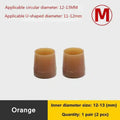 Thin Heel Protector Silicone Non-slip Wearable Heel Cover Round Woman High Heels Protective Cover TPU/PVC Material Soft Damping
