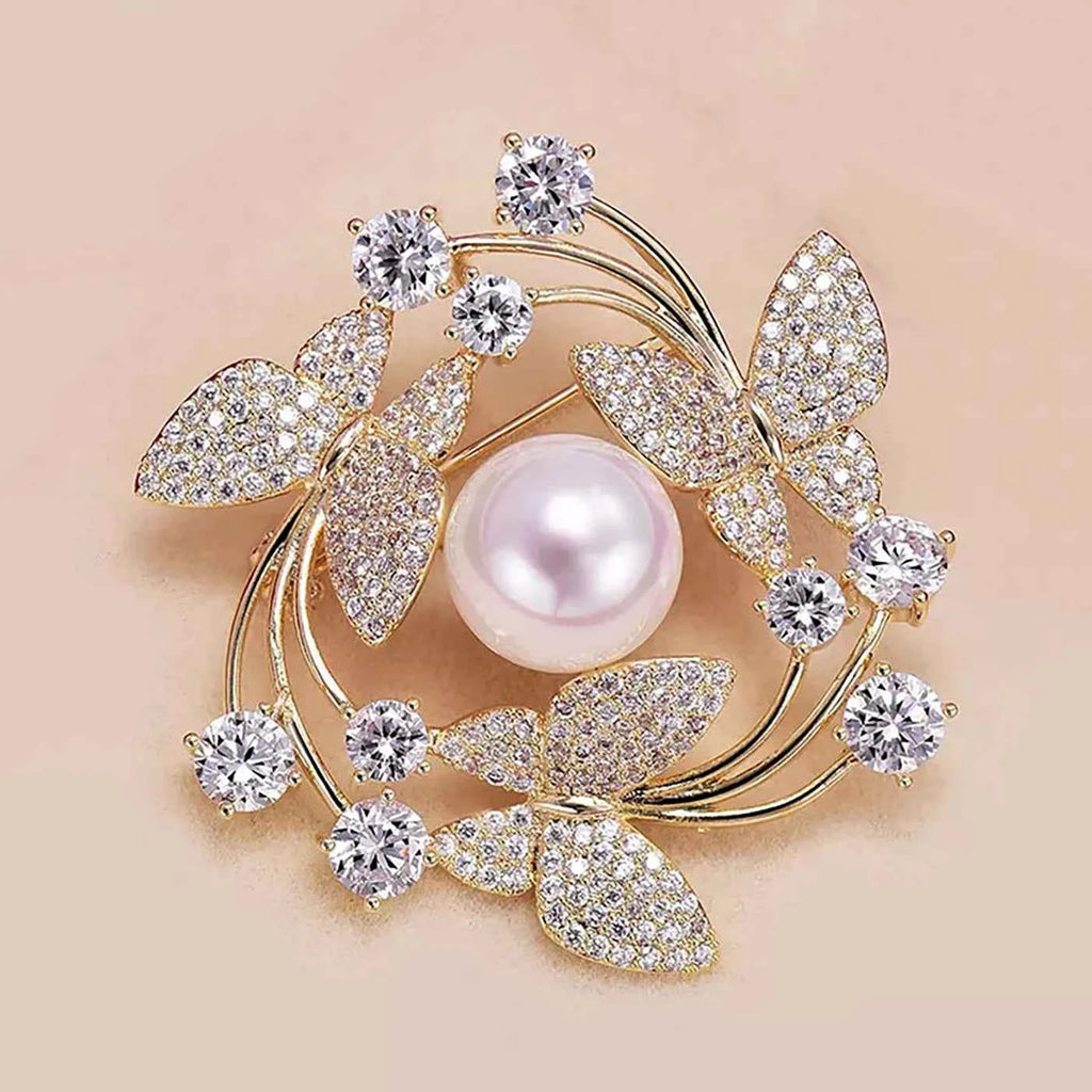 1PC Women's Fashion Trendy Charm Brooch Jewelry Chest Flower Accessories Suitable for Date, Party, Festival Gifts-2813