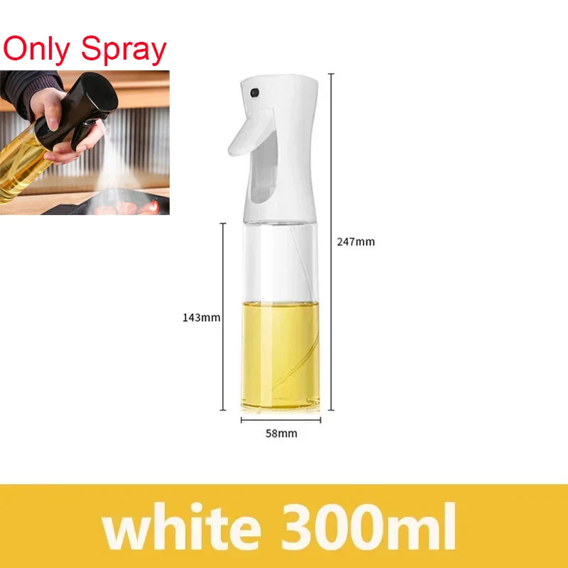 2in1 500ml Plastic Kitchen Oil Sprayer Spray Oil Olive Spray Bottle for Oil Dispenser BBQ Baking Roasting Picnic Kitchen Tool