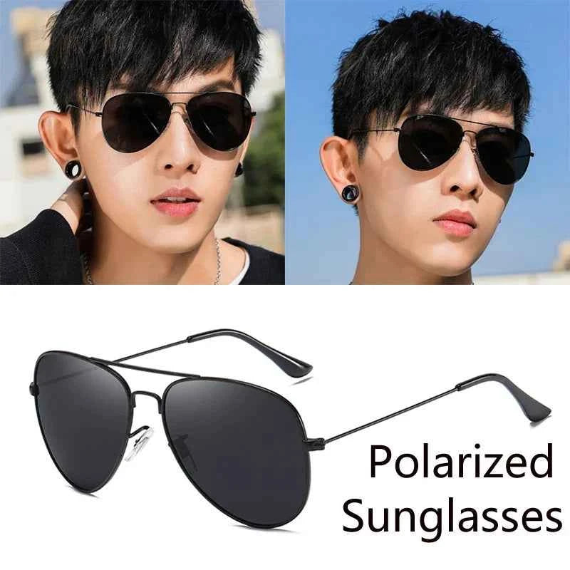 Luxury Men's Polarized Sunglasses Brand Designer Square Women Men Vintage Driving Cycling Glasses UV400 Male Eyewear SunGlasses
