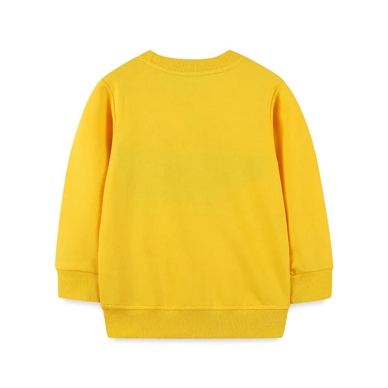 Jumping Meters Autumn Spring Children's Sweatshirts With Animals Print Hot Selling Sport Kids Fashion Shirts Tops