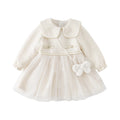 Dave Bella Girl's Dress Children's Autumn Winter Princess Dress Charm Sweet Classy Gentle Fashion Mesh Party DB4237805