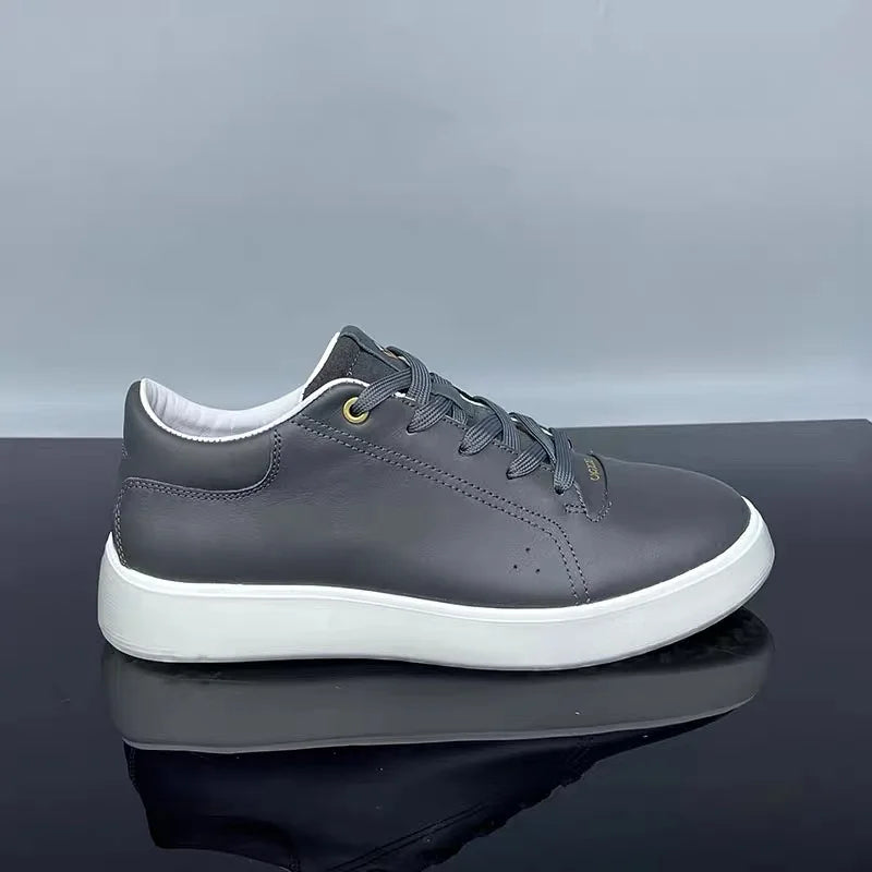 Skateboard Mens Shoes Genuine Leather Sneakers Casual Fashion Outdoor Running Sports Hiking Designer Luxury Mens Shoes
