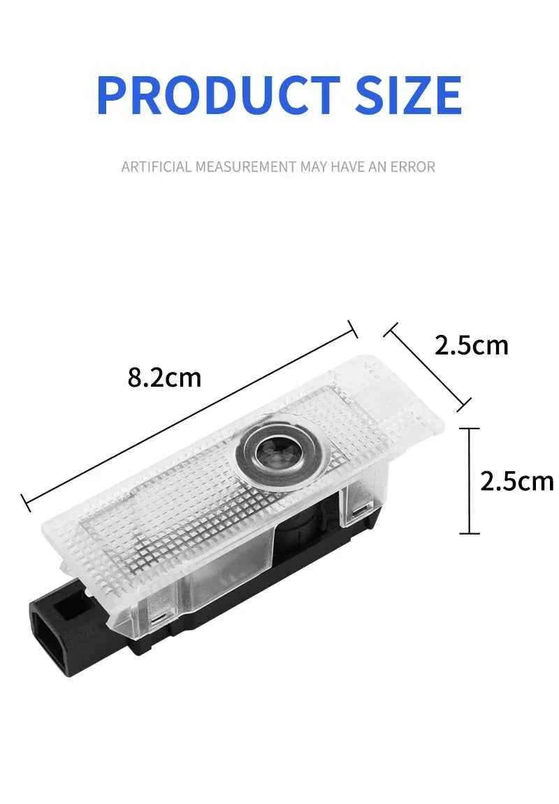 2Pcs Fashion LED Car Door Welcome Light Logo Projector for Alfa Romeo Spider Giulia Giulietta 147 156 159 Mito Stelvio GT Spider