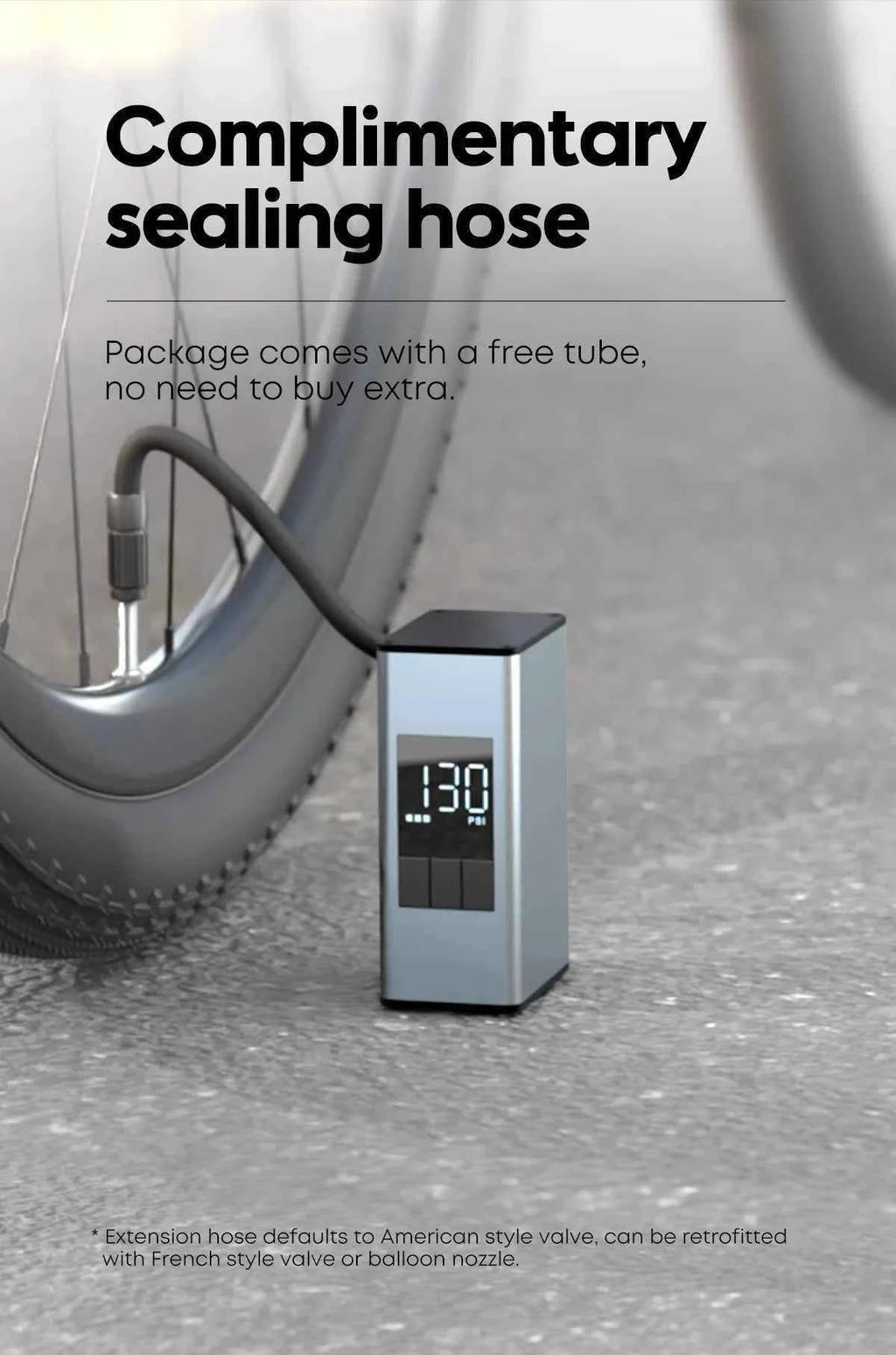 150 PSl Bike Air Electric Pump CYCLAMI A3 MAX Real-time Data Display Portable Pocket Auto MINI Tire Inflator For Bicycle Car