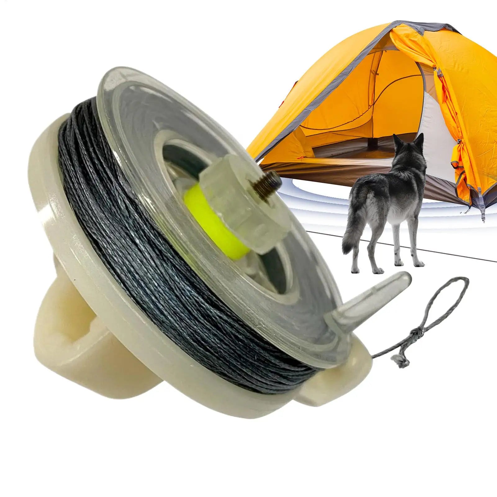 Trip Wire Security Alarms Trip Wire 82ft Weatherproof Camping Accessories Security System for Defense Hunting Traps Survival
