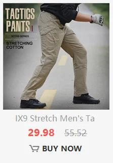 High Quality Men's Tactical Pants Arisoft Waterproof Multiple Pockets Cargo Pant Men Clothing Tooling Trousers A2F311