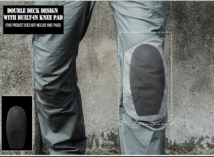 High Quality Men's Tactical Pants Arisoft Waterproof Multiple Pockets Cargo Pant Men Clothing Tooling Trousers A2F311
