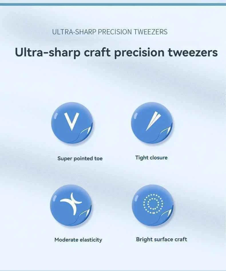 11Pcs Ingrown Hair Tweezers Acne Blackhead Removal Needles Black Dots Cleaner Pore Cleaner Deep Cleansing Face Skin Care Tools