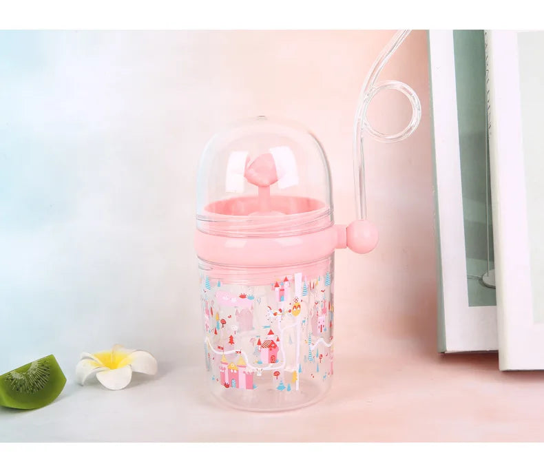 Water Bottles Children Whale Squirting Cup Dolphin Goldfish Prevent Falling Bottle Drinkware Kitchen Dining Bar Home