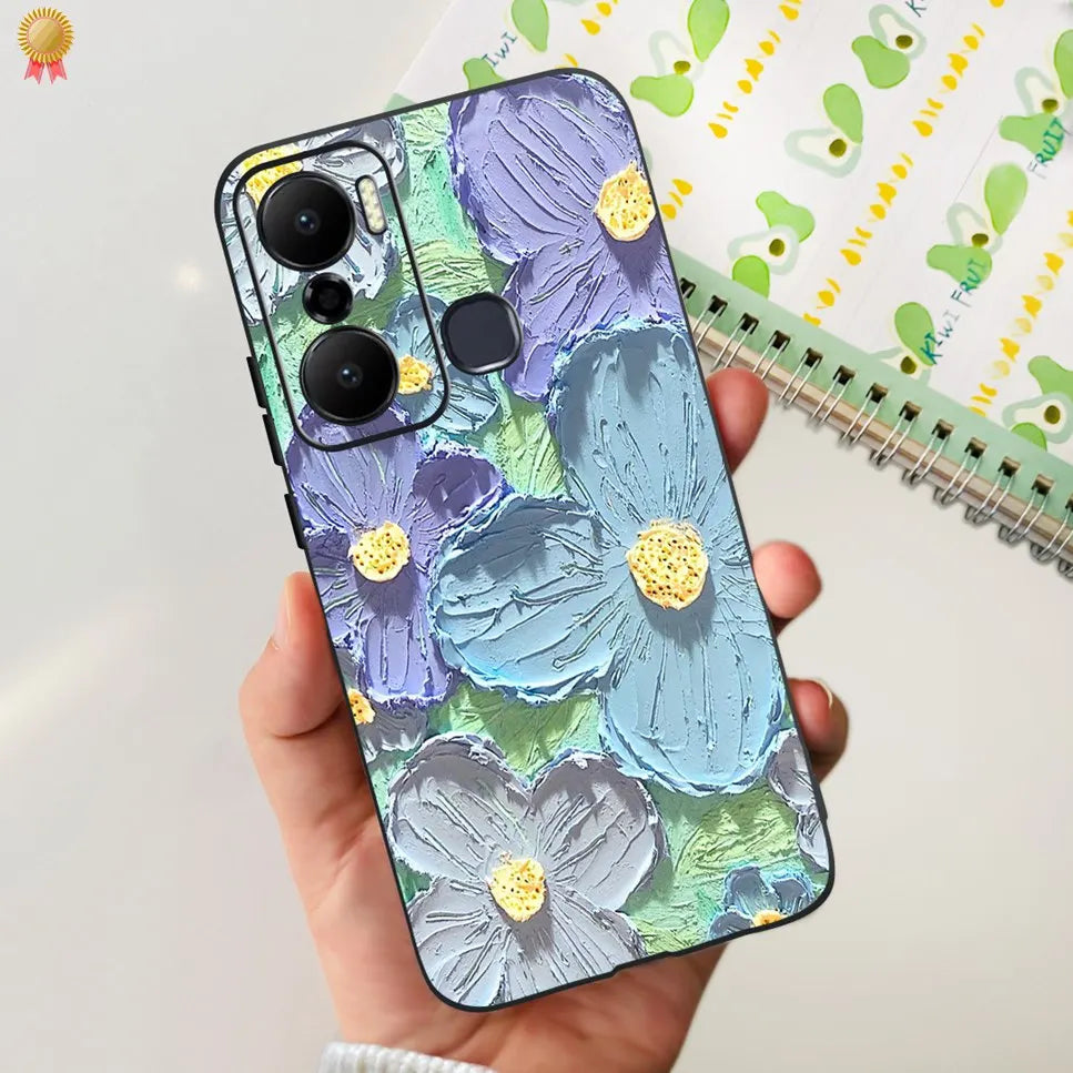 For Infinix Hot 20 Play 20i 4G Case Cute Astronaut Clear TPU Silicone Bumper Cover For Infinix Hot 20 Play 20i Phone Case Funda