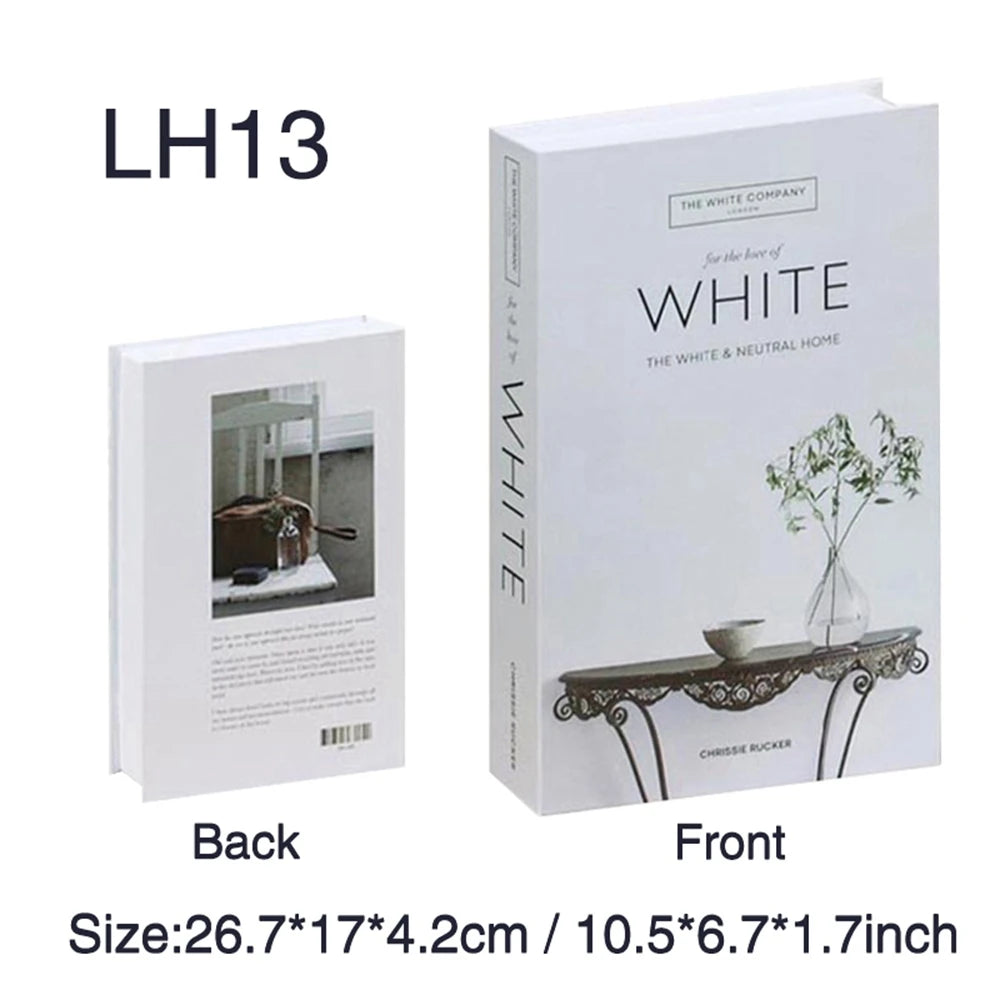 Home Decor Fake Books Coffee Table Books Ornaments Living Room Decoration Luxury Fake Books Storage Box Aesthetic Decoration