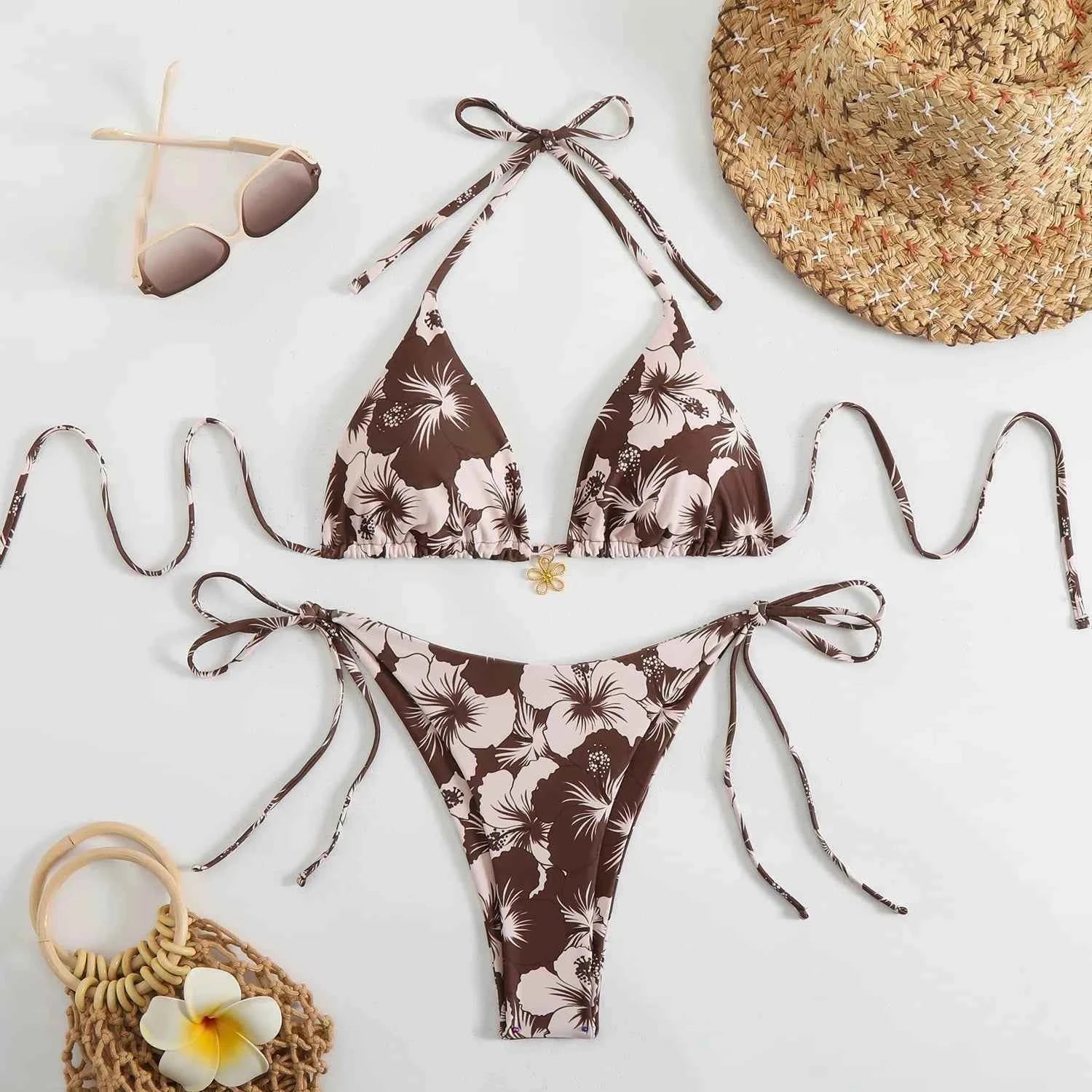 Sexy Micro Bikini Women's Swimsuit 2026 Trend Female Swimwear Two-piece Thong Bikinis Sets Beach Wear Swimming for Bathing Suit