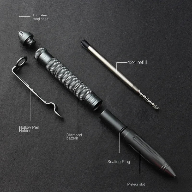 1/3/4Pcs ZK20 Dropshiping Defence Tactical Pen High Quality Aluminum Portable Self Defense Pen steel Glass Breaker Survival Kit