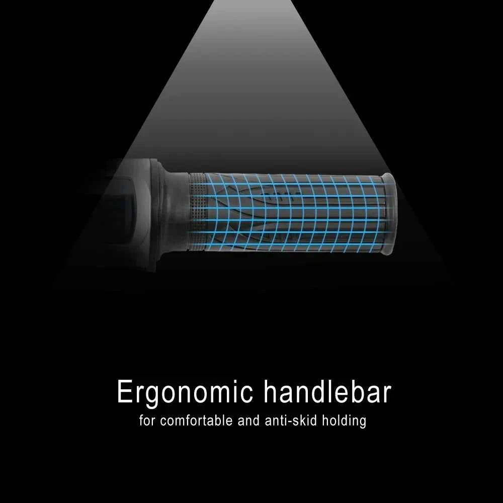 Throttle Grip E-bike Handlebar with Lock Ebike 36V 48V 60V Electric Bicycle Scooter Accelerator Power Indicator Key LED Display