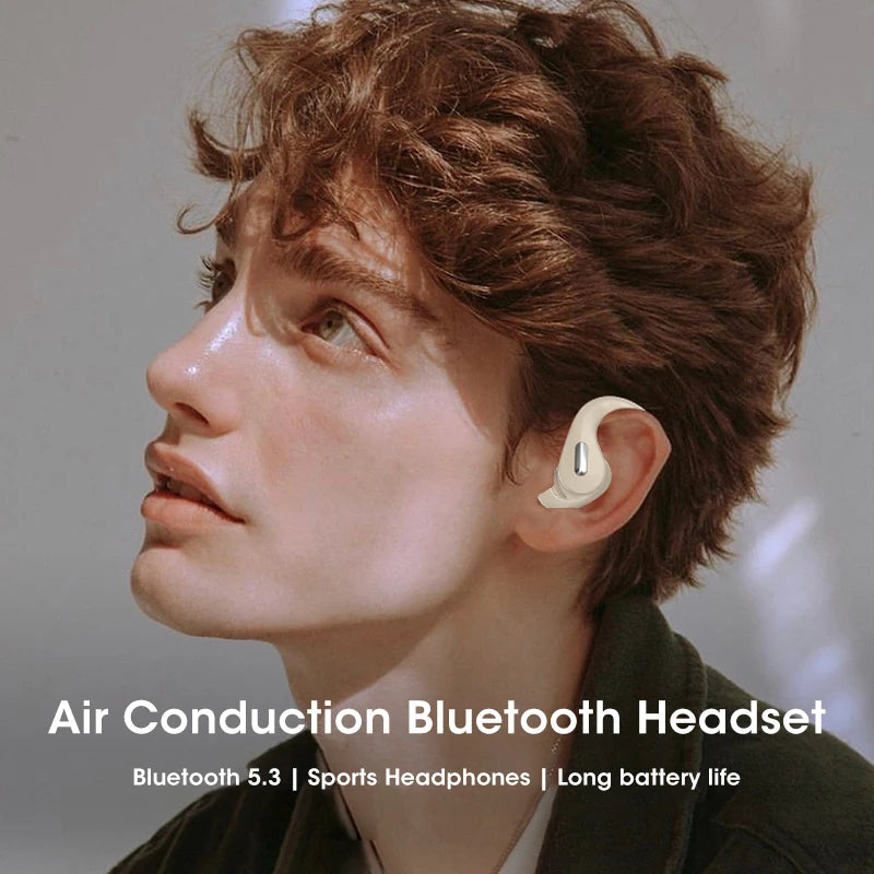 Wireless Bluetooth TWS Earbuds With Earhook & Mic