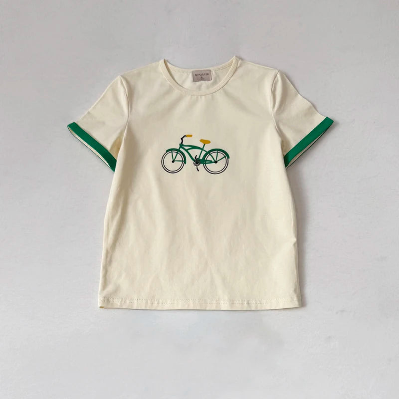 Ali Plus SS26 Printed Bike collection Family Matches Clothes boys girls baby