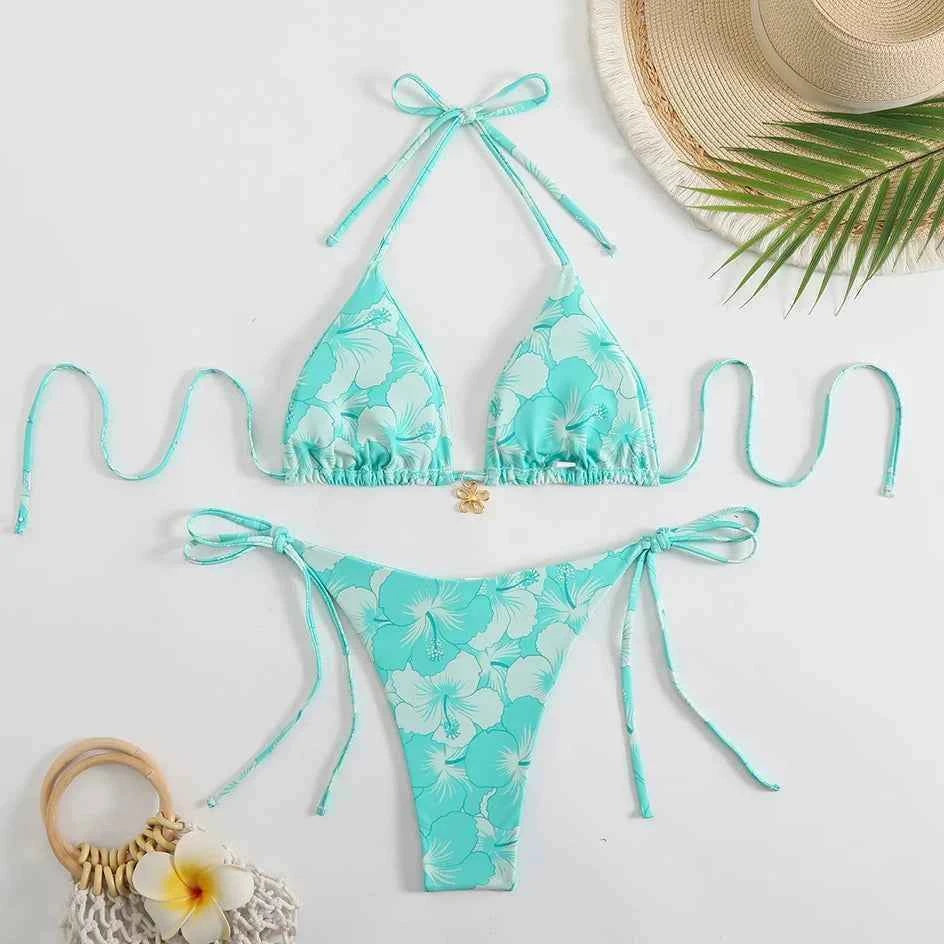 Sexy Micro Bikini Women's Swimsuit 2026 Trend Female Swimwear Two-piece Thong Bikinis Sets Beach Wear Swimming for Bathing Suit