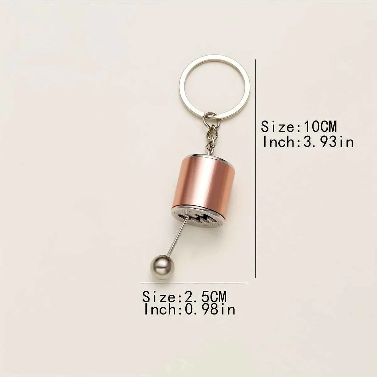 1 piece men's creative car modification shift keychain stress toys desk toy  anti anxiety stress reliever toys