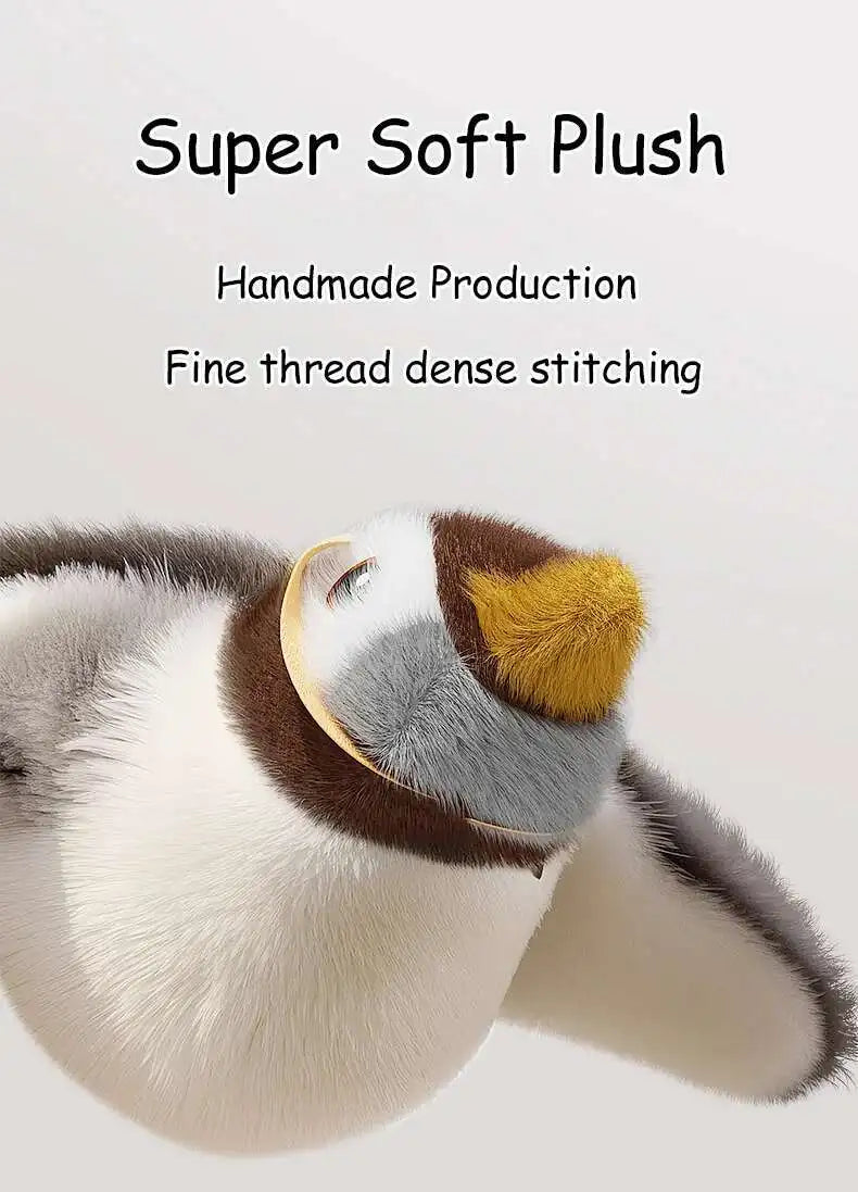Flying Bird Cat Toy Interactive Cat Toys Rechargeable Chirping Flapping Bird(no Flying) Can Add Catnip Touch Activated Plush Toy