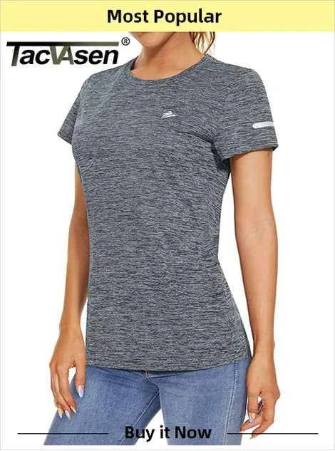 TACVASEN Summer UV/Sun Protection Outdoor Hooded T-shirt Women's Hoodie Shirt UPF 50+ Long Sleeve Fishing Hiking Athletic Shirts