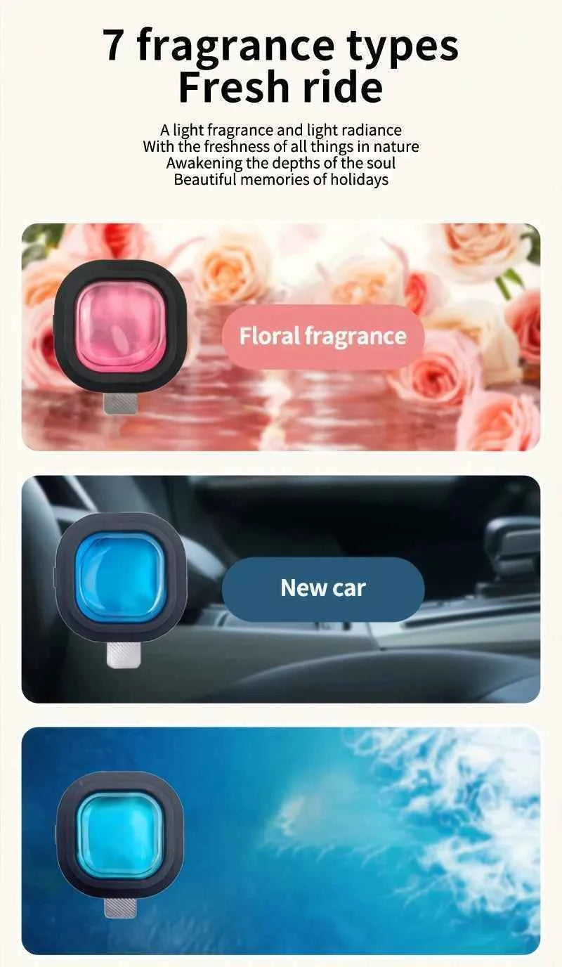 4 Pack Car Air Freshener Car Air Vent Freshener, Car Aroma Relax Long-lasting Fragrance Powerful Odor Eliminator
