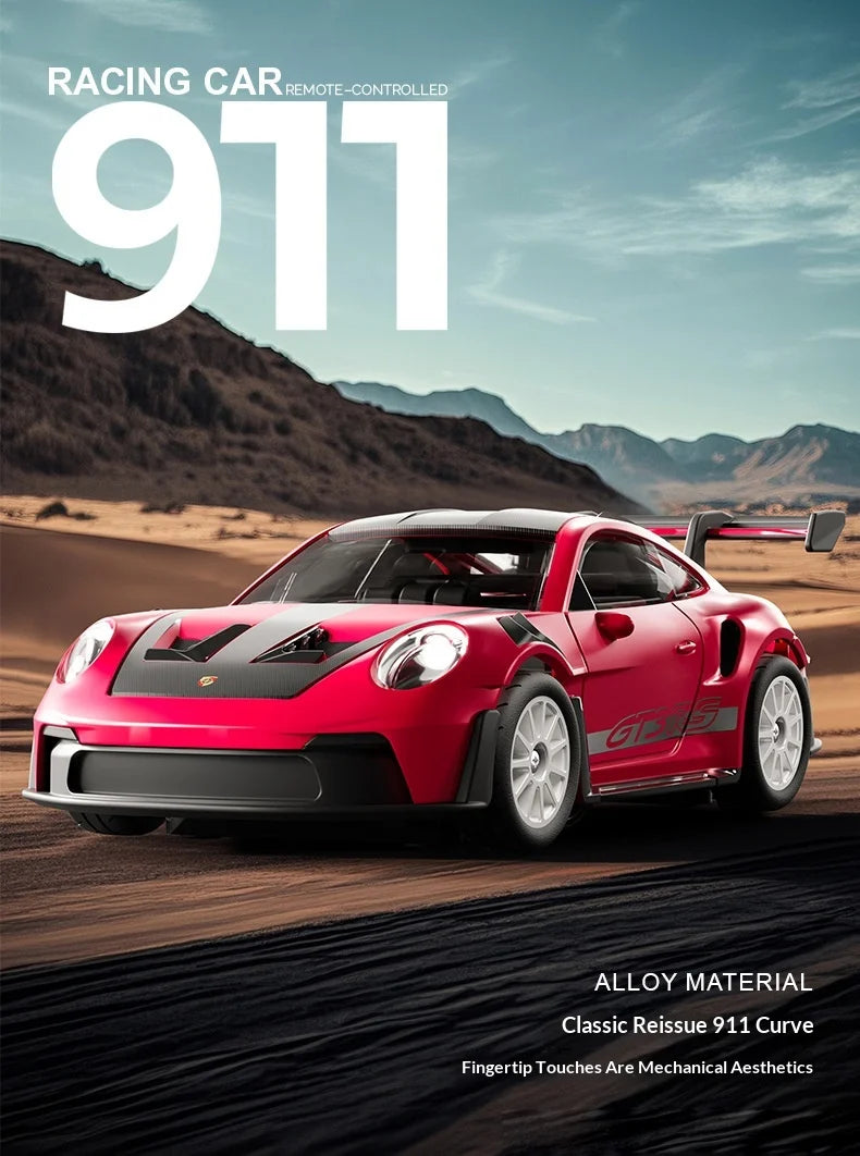 Mini Alloy RC Car 1:43 High-Speed Drifting Sports Car Boys Toy Four-Wheel Drive Simulation Race Car Remote Control Vehicle