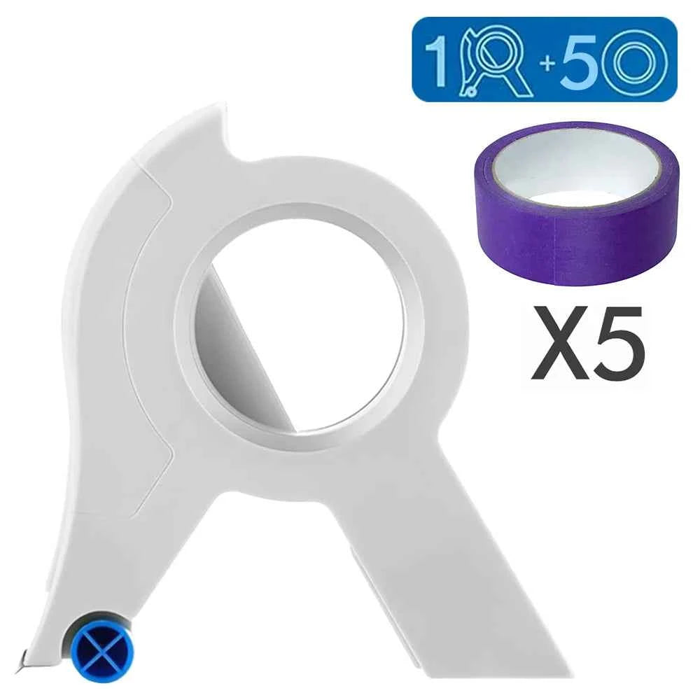 Painter Masking Tape Applicator Machine Tape to Repair and Beautify Cracks in Tiles Adhesive Tape with Tape Cutting Tool