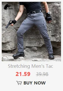 High Quality Men's Tactical Pants Arisoft Waterproof Multiple Pockets Cargo Pant Men Clothing Tooling Trousers A2F311