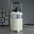 1.5L Large Capacity Vacuum Flask, 304 Stainless Steel Vacuum Bottle, Outdoor Portable Water Bucket, Handheld Sports Water Bottle